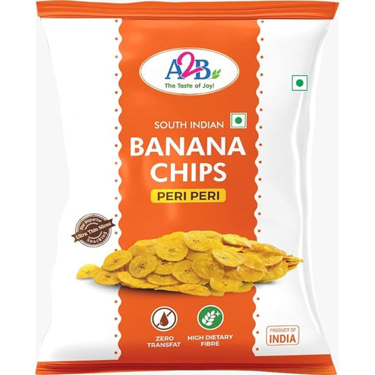 A2B Banana chips Peri Peri 100g