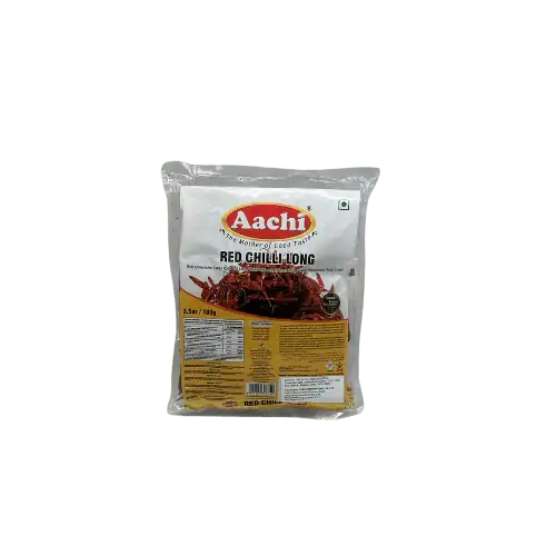 Aachi Whole Dry Red Chilli with stem 500g - Namma Markt