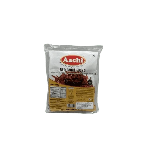 Aachi Whole Dry Red Chilli with stem 500g - Namma Markt