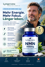NMN 500mg – Nicotinamide Mononucleotide Capsules | Longevana