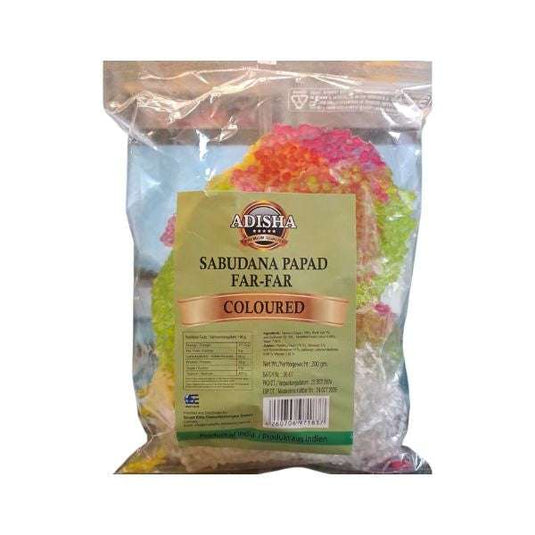 Adisha Sabudana Colour Far-Far / Vadagam 200g - Namma Markt