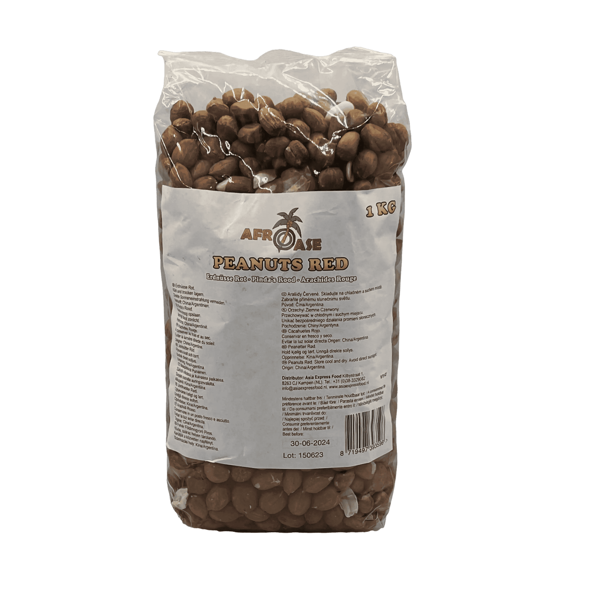 Afroase Red Peanut 1kg - Namma Markt