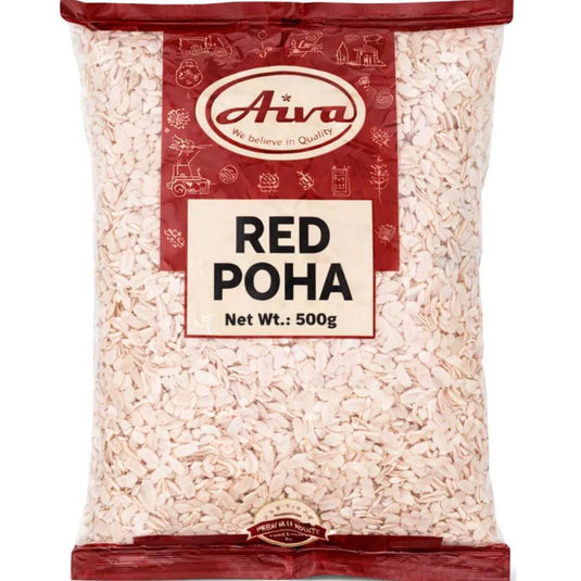 AIVA Red Poha (Rice Flakes) 500g
