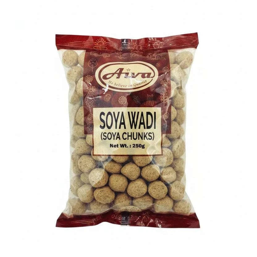 Bag of soya wadi chunks with Oliva branding on a white background