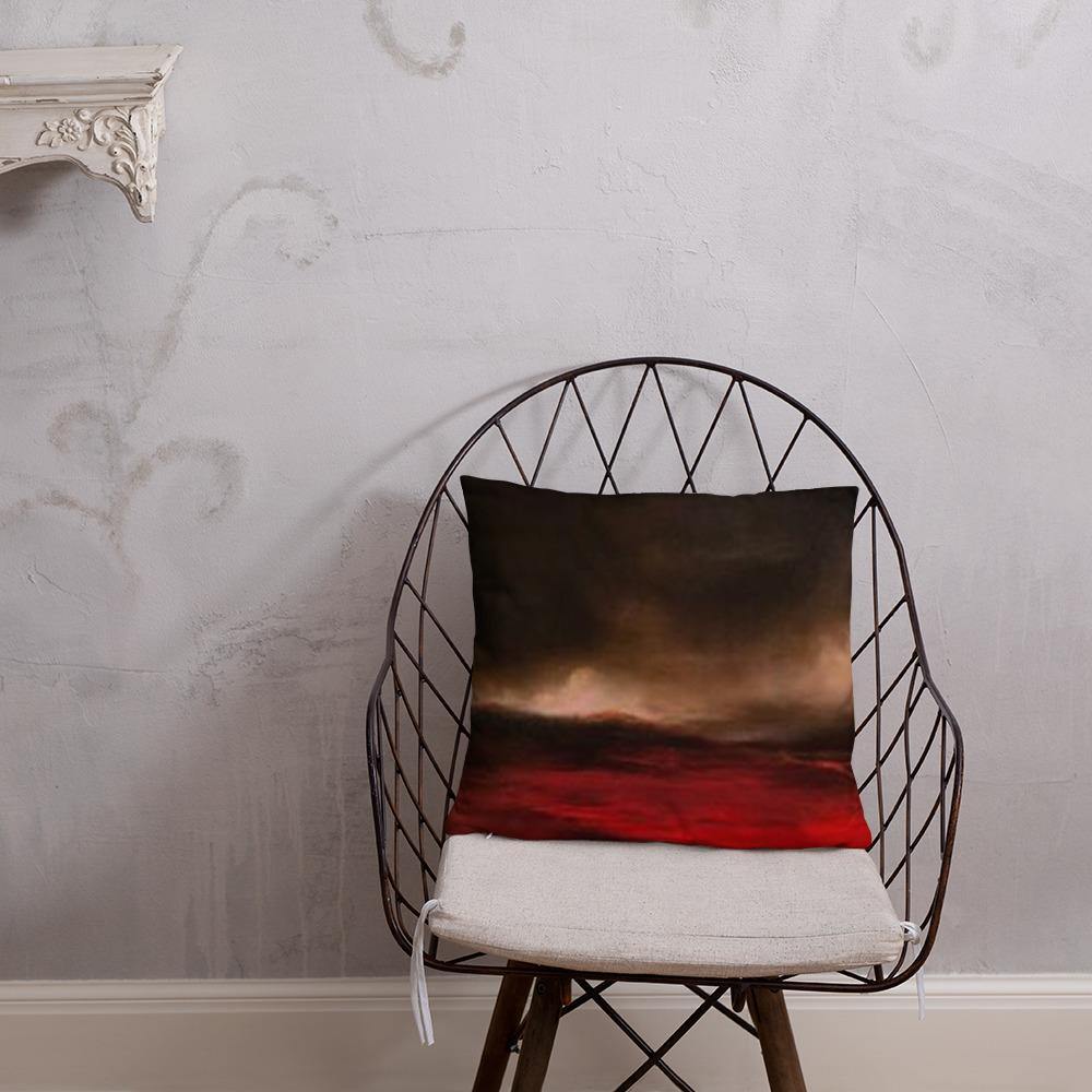Rotes Meer Kissen