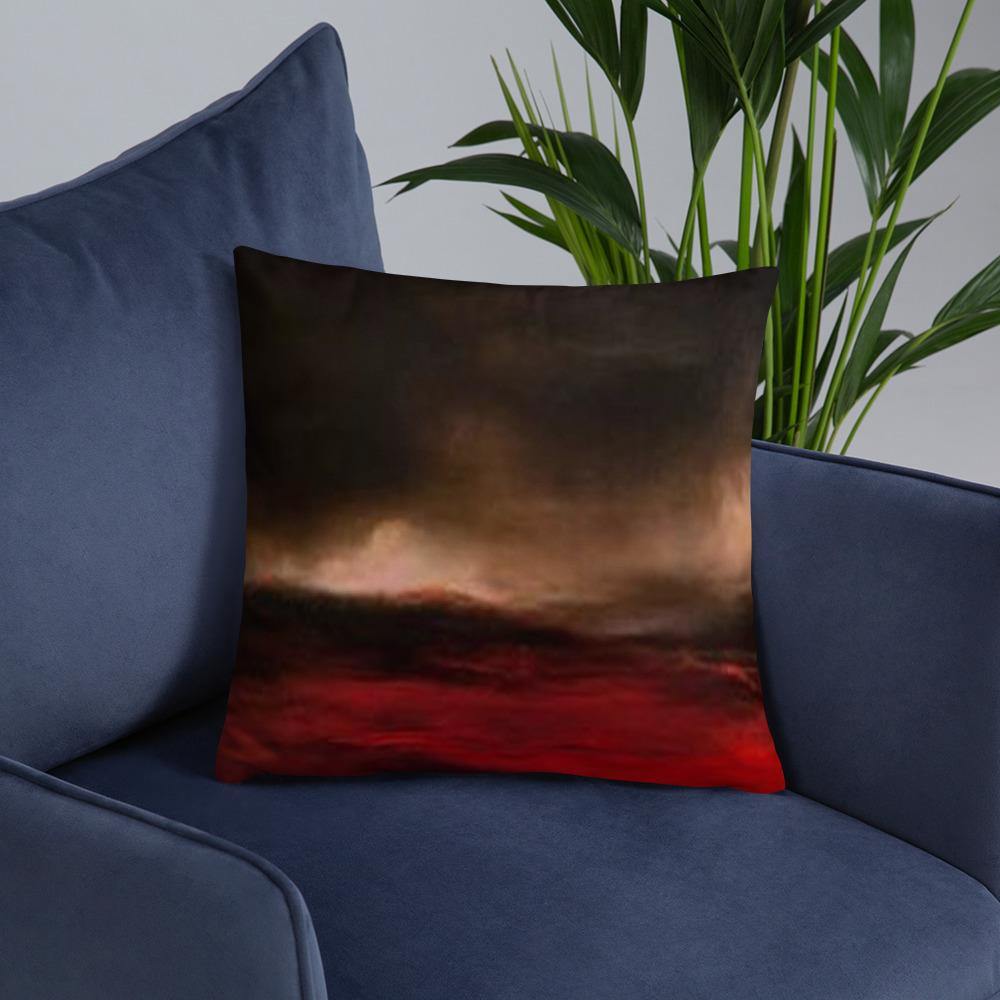 Rotes Meer Kissen