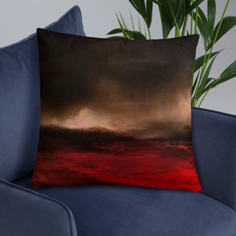 Rotes Meer Kissen