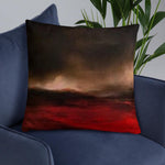 Rotes Meer Kissen