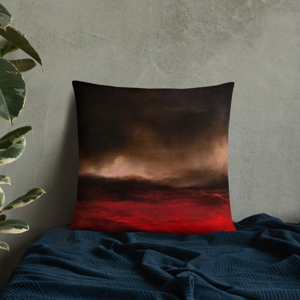 Rotes Meer Kissen