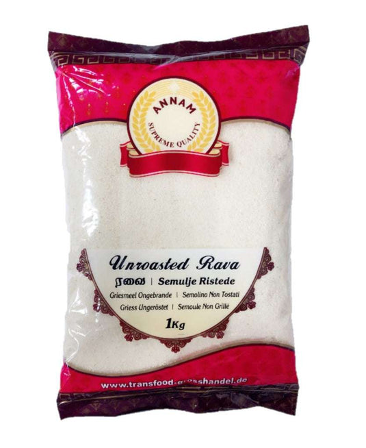 Annam Unroasted Rava 1kg - Namma Markt