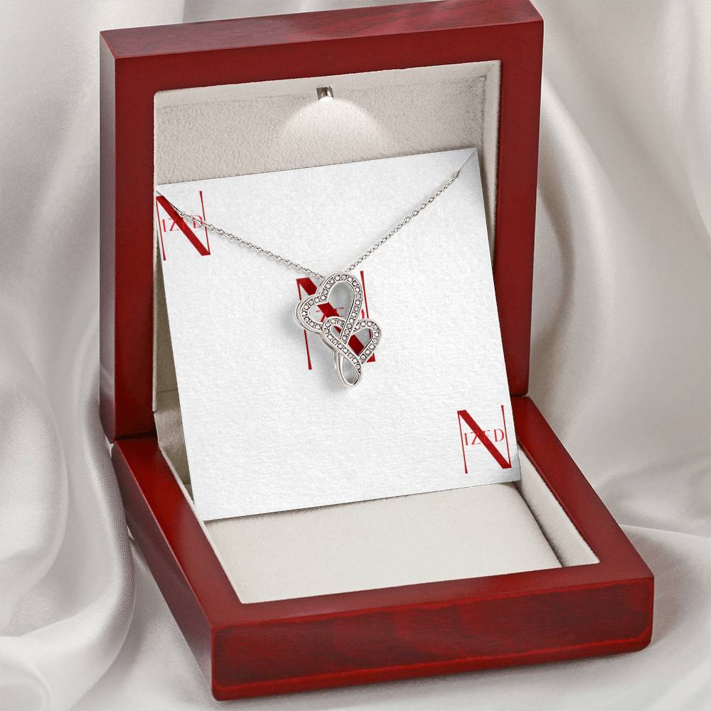 Jewelry Double Heart Halskette