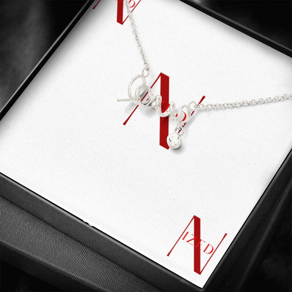 Jewelry Scripted Lov Halskette