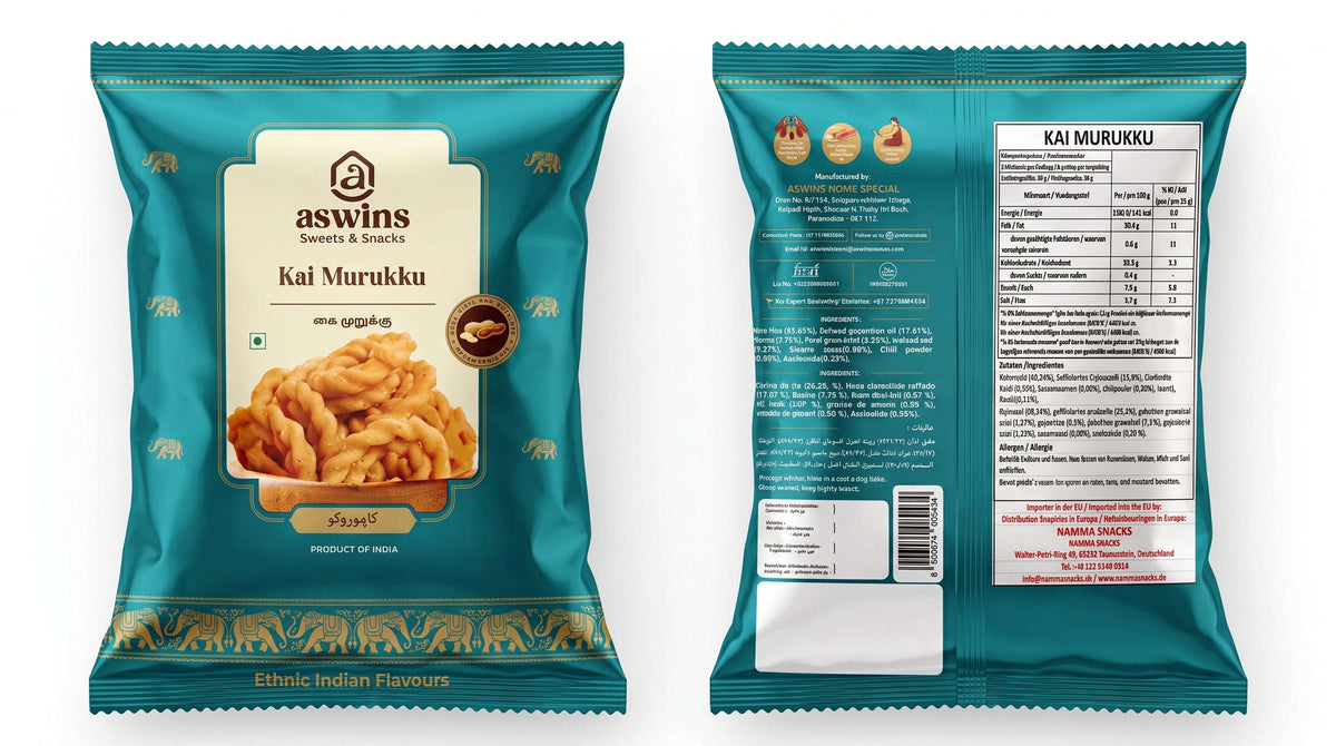 Aswins Kai Murukku 150g Namma Markt