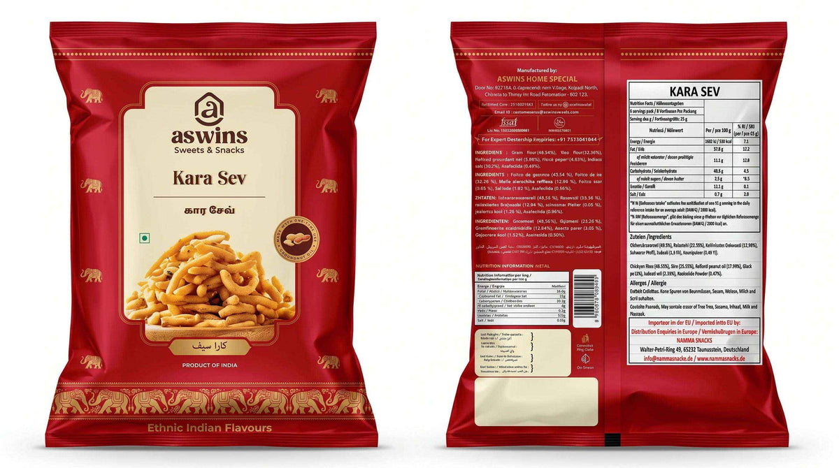Aswins Kara Sev 150g