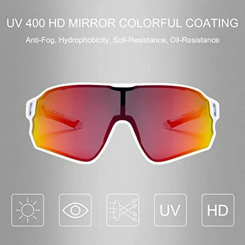 Polarisierte Sportbrille für Radfahrer (UV-Schutz)