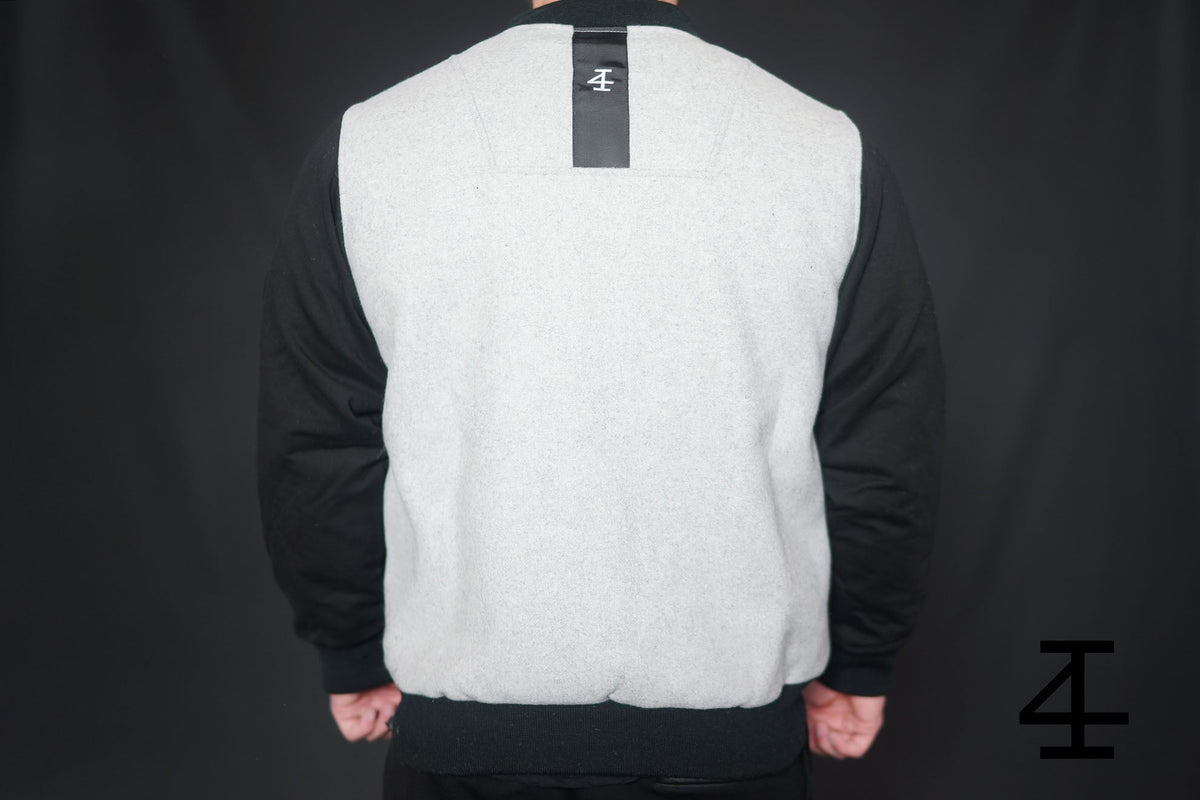 Gun Metal Jacke – Grey Melange