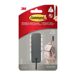 Mittelgroßer Command™ mattschwarzer Haken, 17034B, 1 Haken, 2 Strips | Packung (1 Stück)