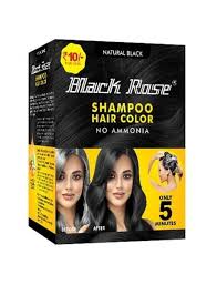 Black Rose Hair Colour Shampoo 15g