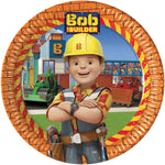 Bob the Builder - Pappteller | 8 Stück, Ø 23 cm