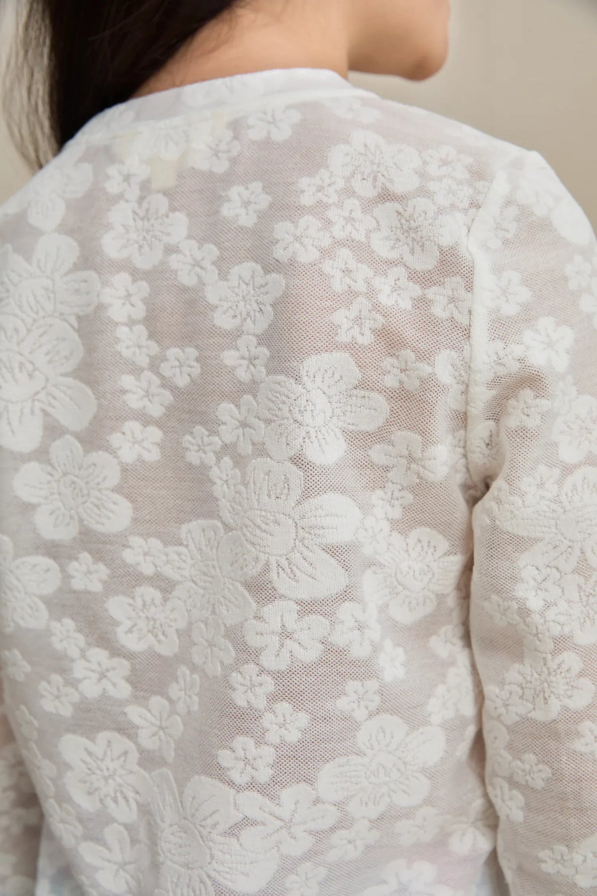 Butterfly Lace Mesh Layering Top