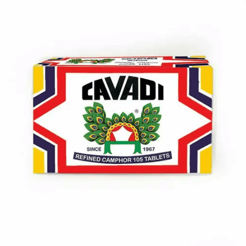 Cavadi Refined Camphor / Karpooram (105 tablets) - Namma Markt