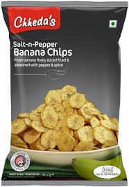Chheda's Banana Chips Salt N Black Pepper 170g Namma Markt