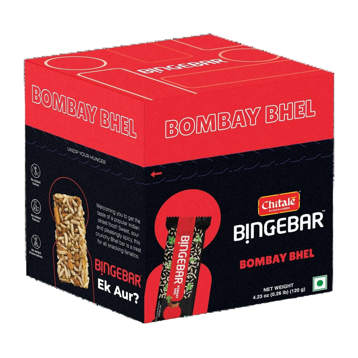 Chitale Bombay Bhel Bingo Bar 120g - Namma Markt