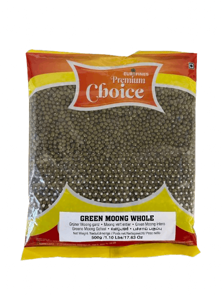 Choice Green Mung Dal Whole 500g - Namma Markt