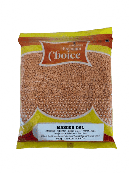 Choice Red Split Lentils/ Masoor Dal 500g - Namma Markt