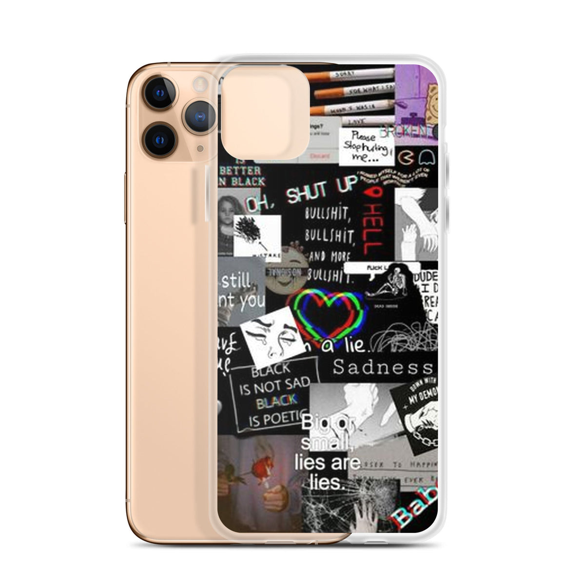 Black Design iPhone Handyhülle