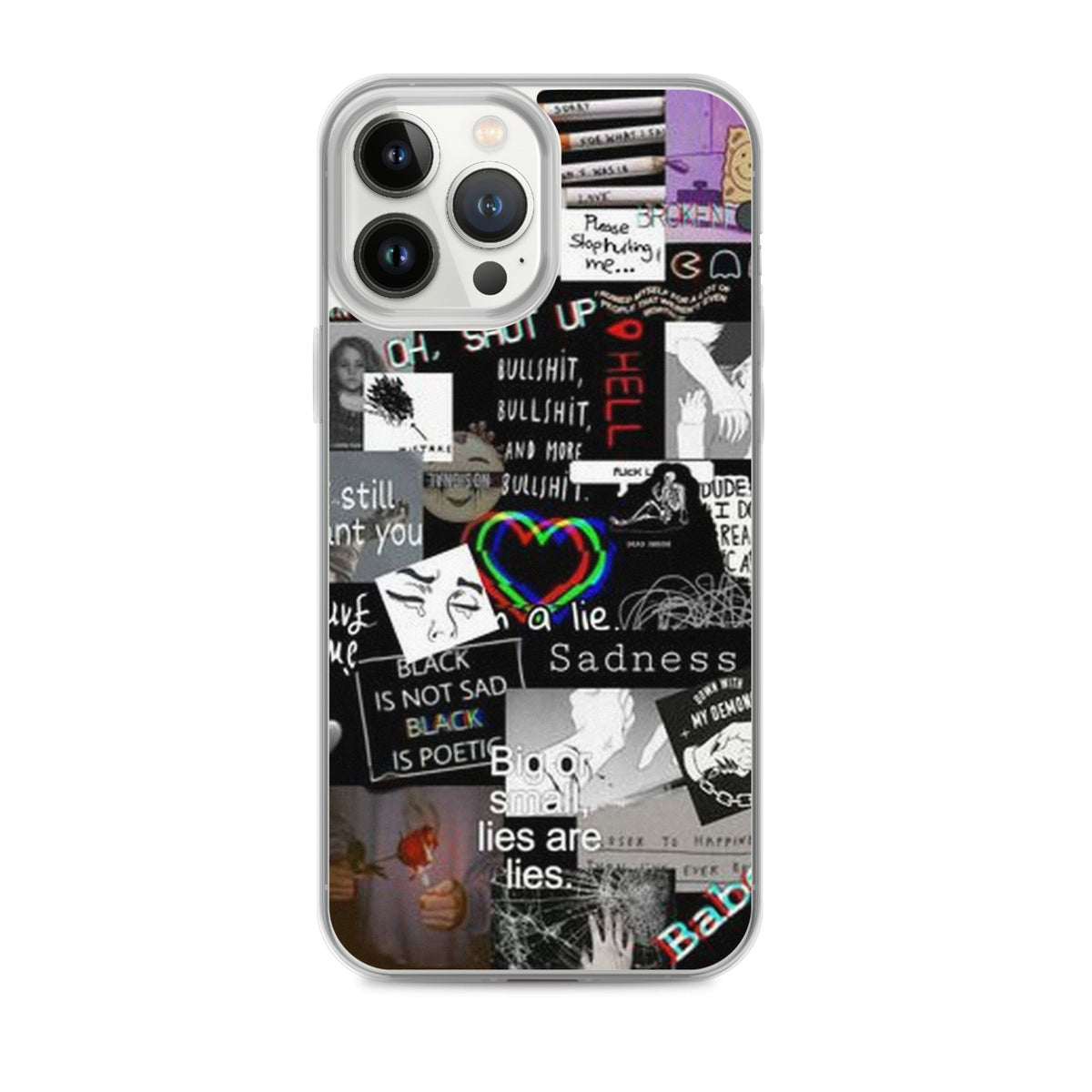 Black Design iPhone Handyhülle