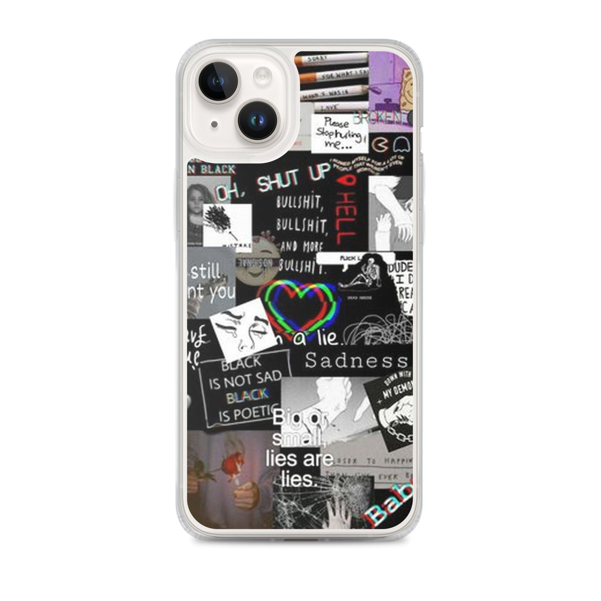 Black Design iPhone Handyhülle