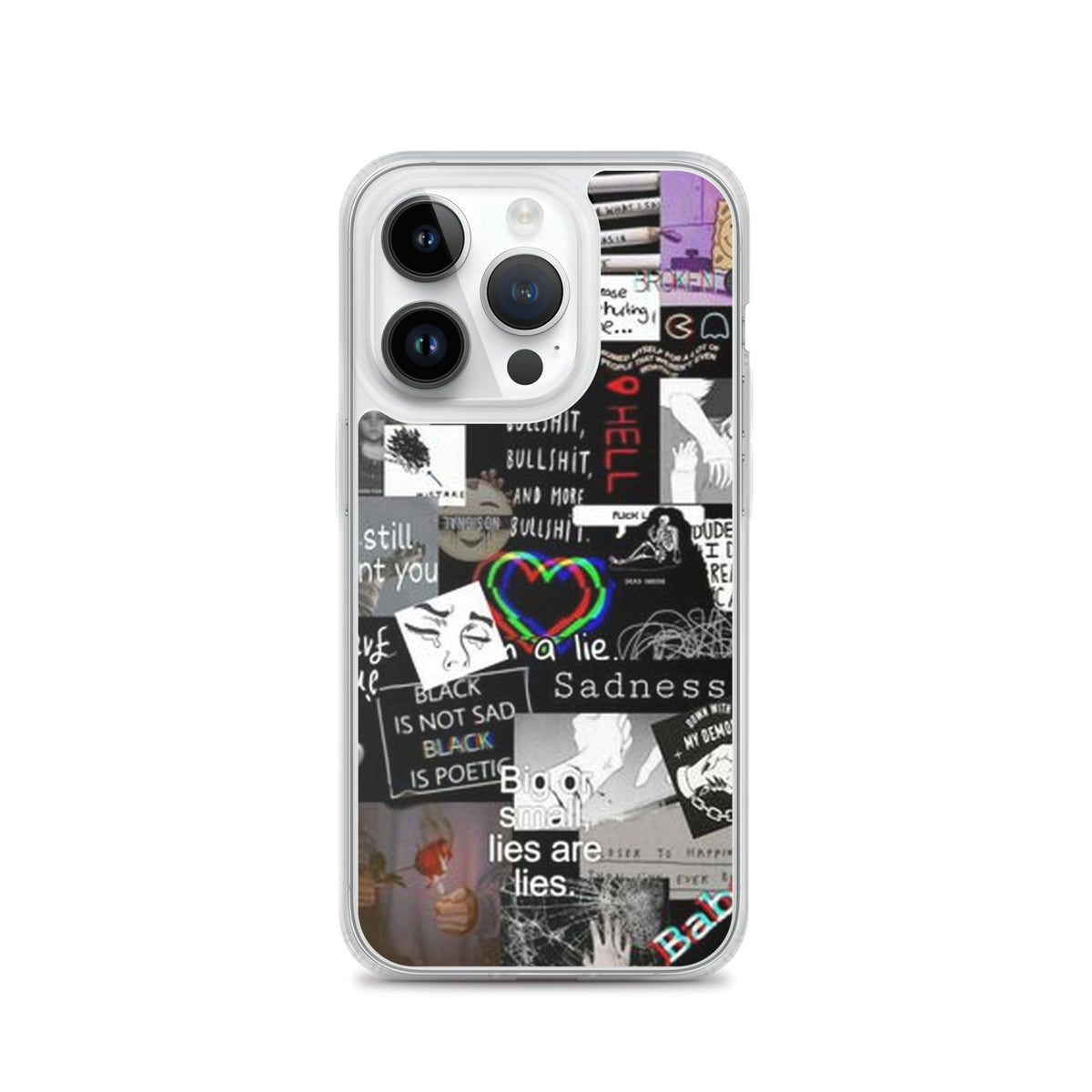 Black Design iPhone Handyhülle
