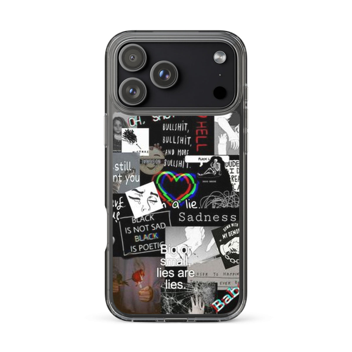 Black Design iPhone Handyhülle