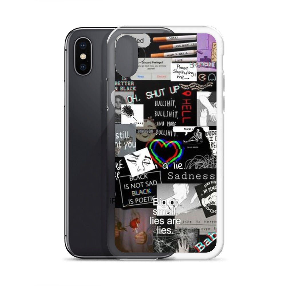 Black Design iPhone Handyhülle