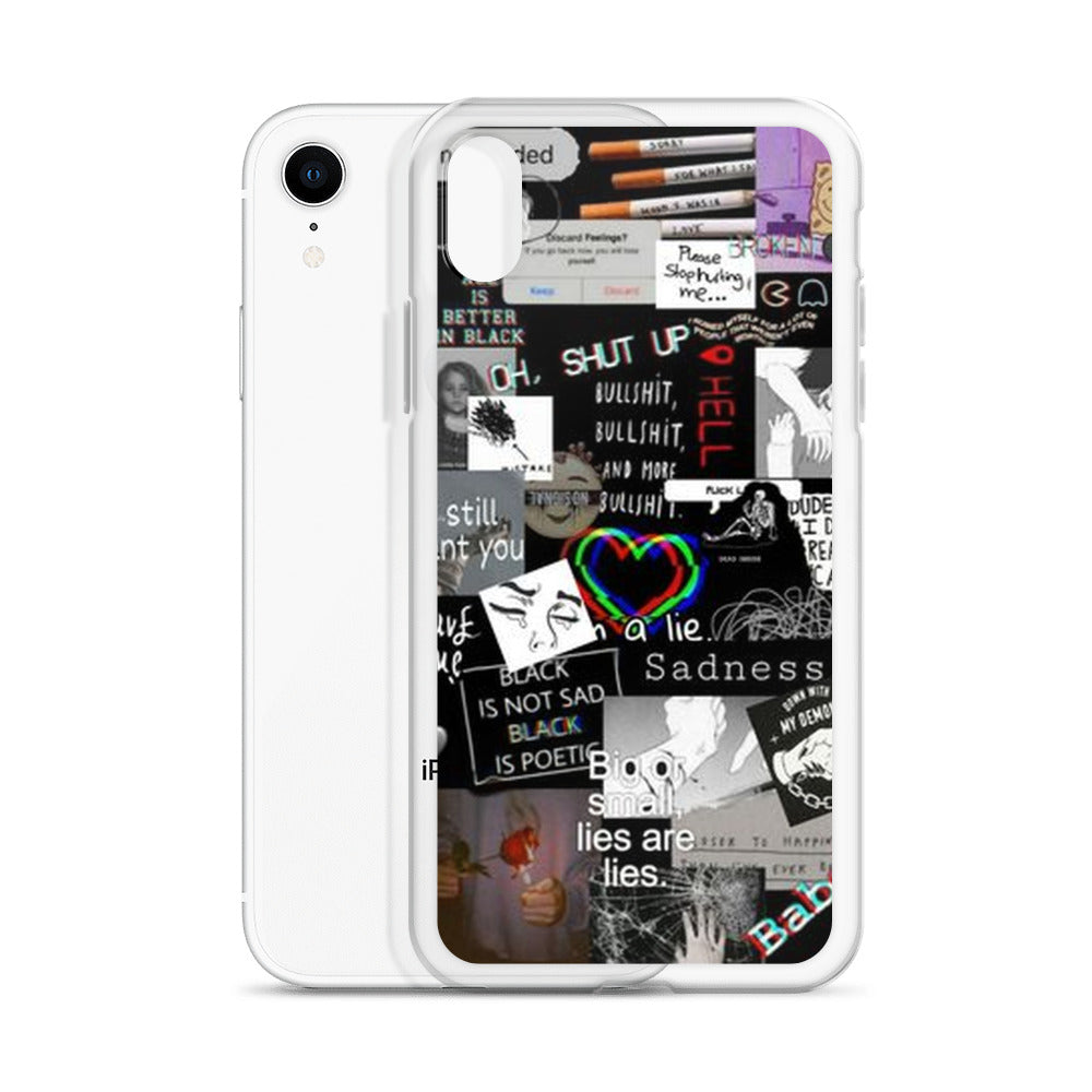 Black Design iPhone Handyhülle