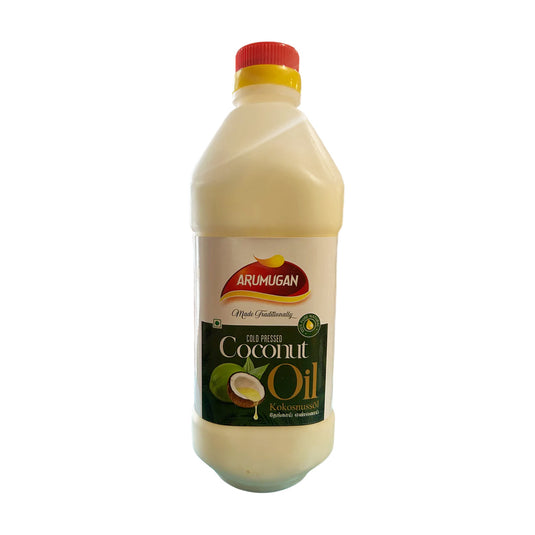 Arumugan cold pressed Coconut Oil Bottle 1L
