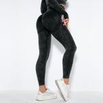 Modische Peach-Hip Feuchtigkeitsableitende Yoga-Hose