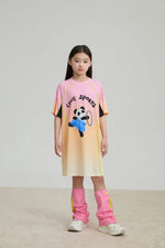 Longline Ribbon Panda Sport Dress