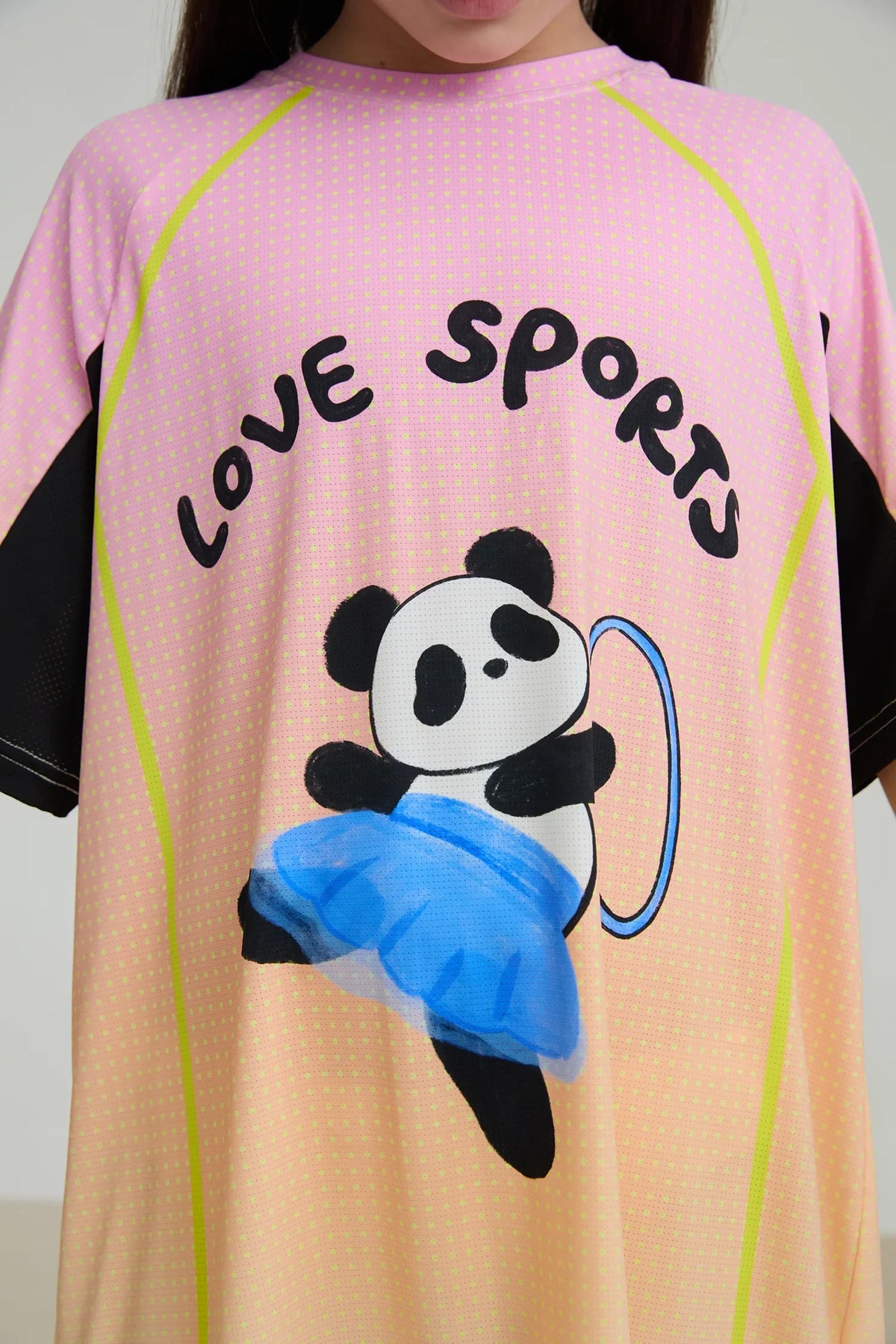 Longline Ribbon Panda Sport Dress