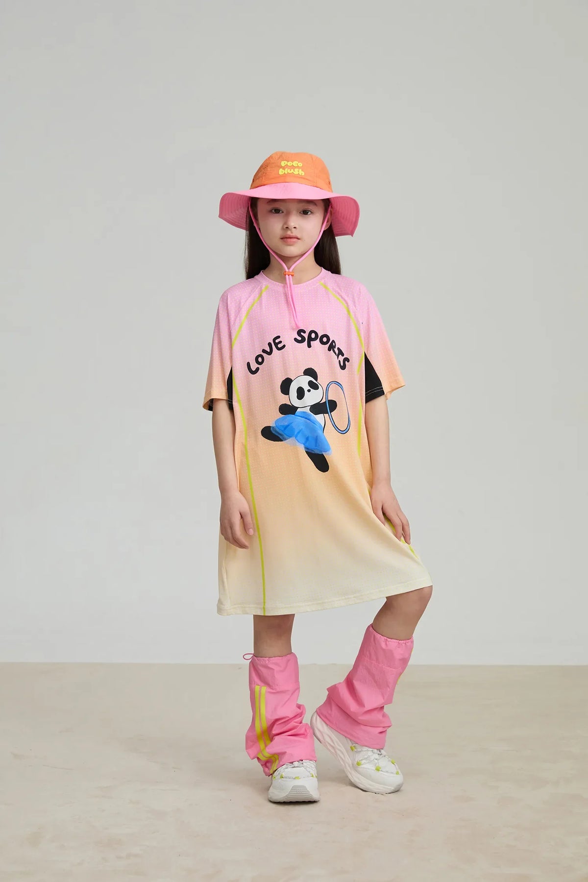 Longline Ribbon Panda Sport Dress