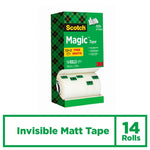 Scotch® Magic™ Unsichtbares Klebeband, Vorteilspack 14 Rollen, 19 mm x 33 m | Packung (1 Stück)