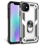 NALIA Panzerhülle für iPhone 11 – Ring-Ständer 360° & Magnet-Halterung Kompatibel – RINGDEFEND (Stoßfestes Outdoor Case) – Marke aus Berlin