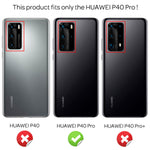 NALIA Silikonhülle für Huawei P40 Pro – Rutschfest & Matt – VORTEX (Gebürstete Optik & Carbon Design) – Marke aus Berlin