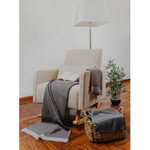 KUNA - Vivir Decke – Baby‑Alpaka (Eco Line, ungefärbt)