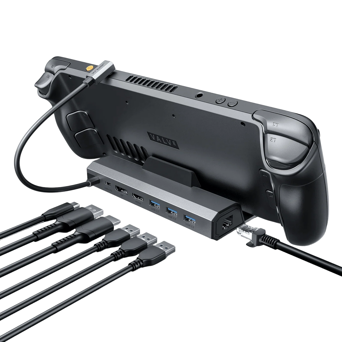 Docking Station für Steam Deck LCD & OLED/ROG Ally X - 7 in 1