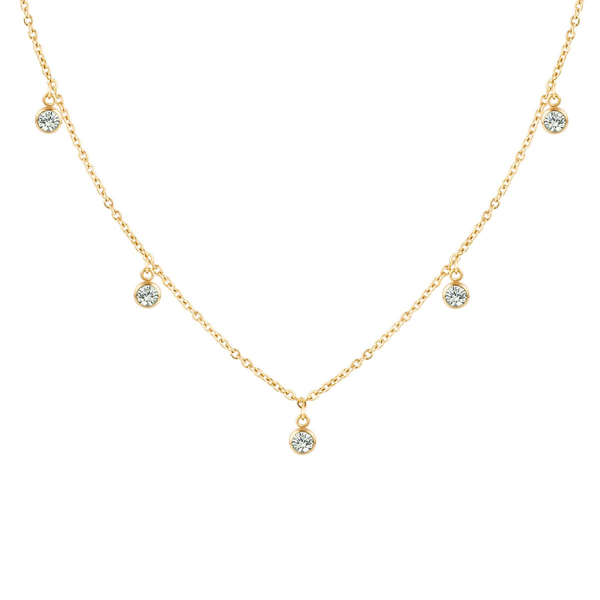 'MAGIC DROP' CHOKER 18K GOLD PLATED