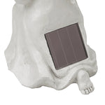Engel Figur Gartendeko Solar Gartenfiguren Außen LED 22x16 Schutzengel Grab