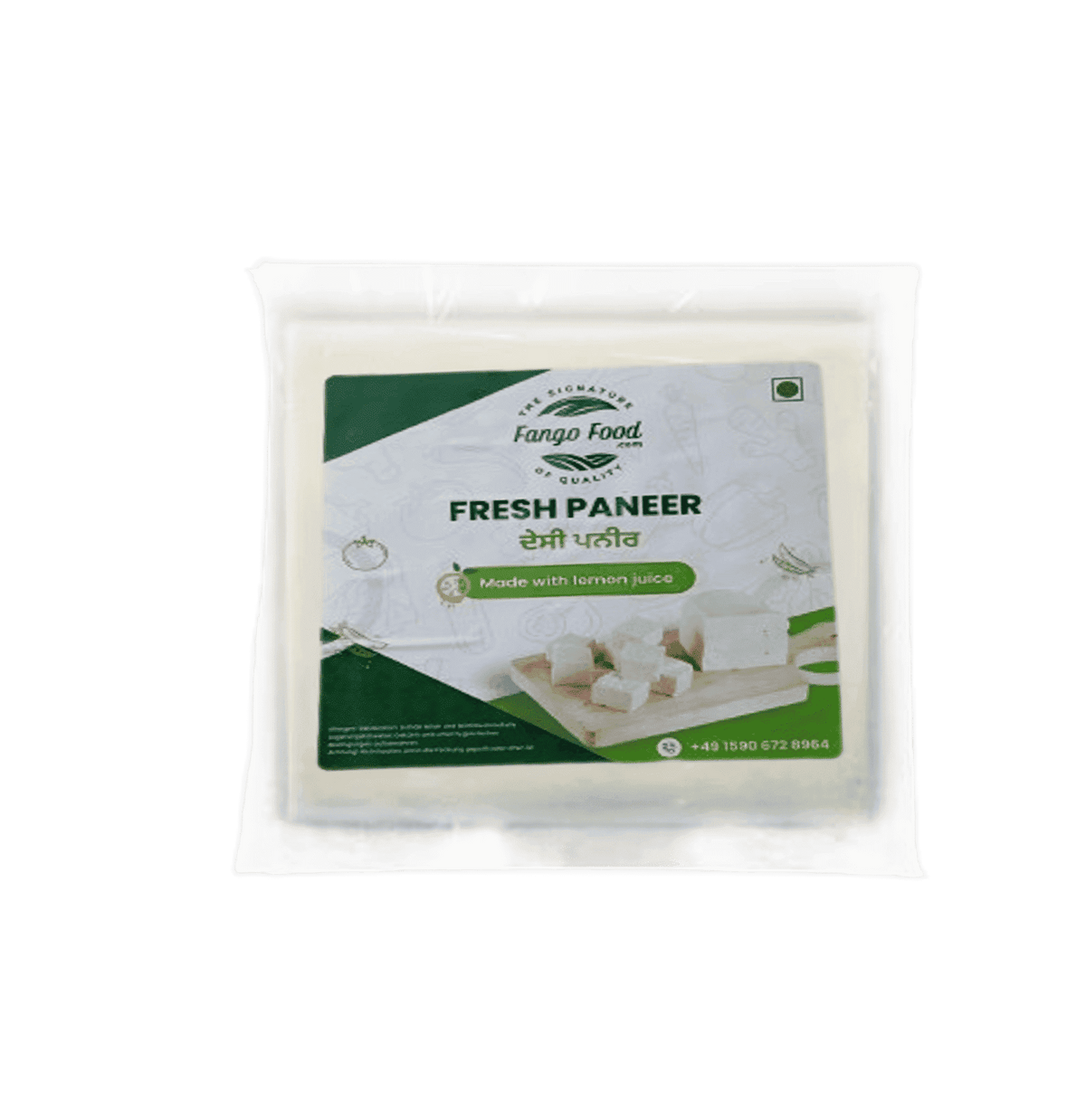 Fango Food Fresh Indian Paneer 1kg - 1 stuck - Namma Markt