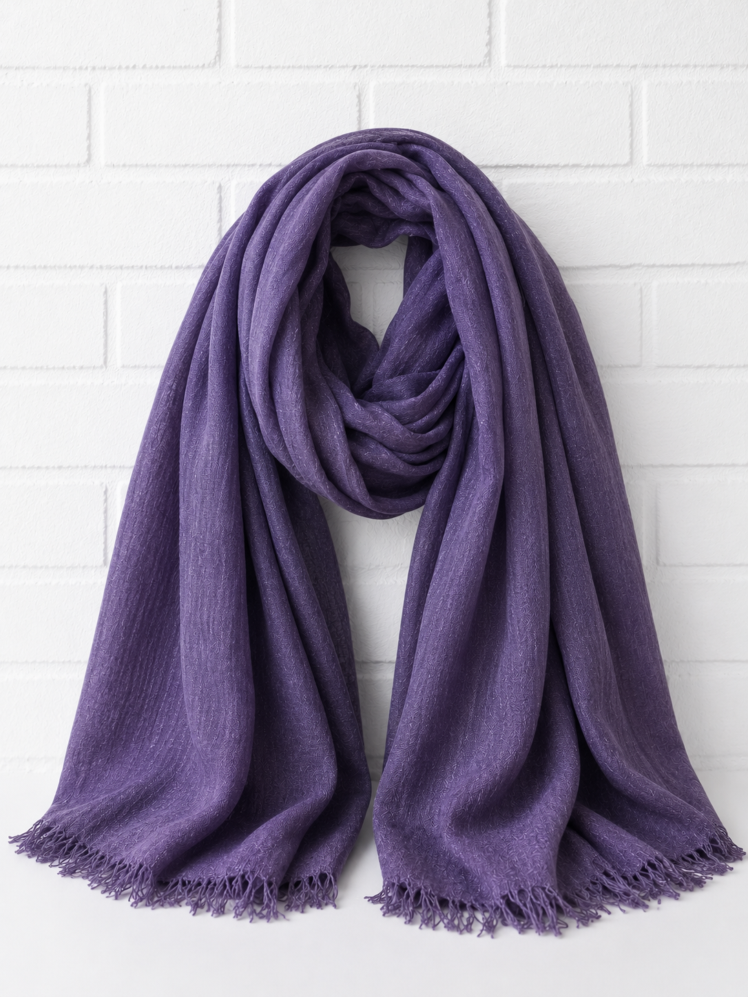 PURE & COZY SCHAL - Vintage Purple- 360°